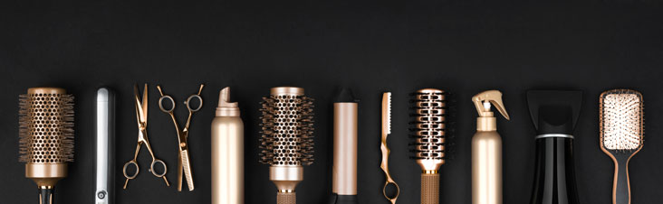 beauty tools on the table